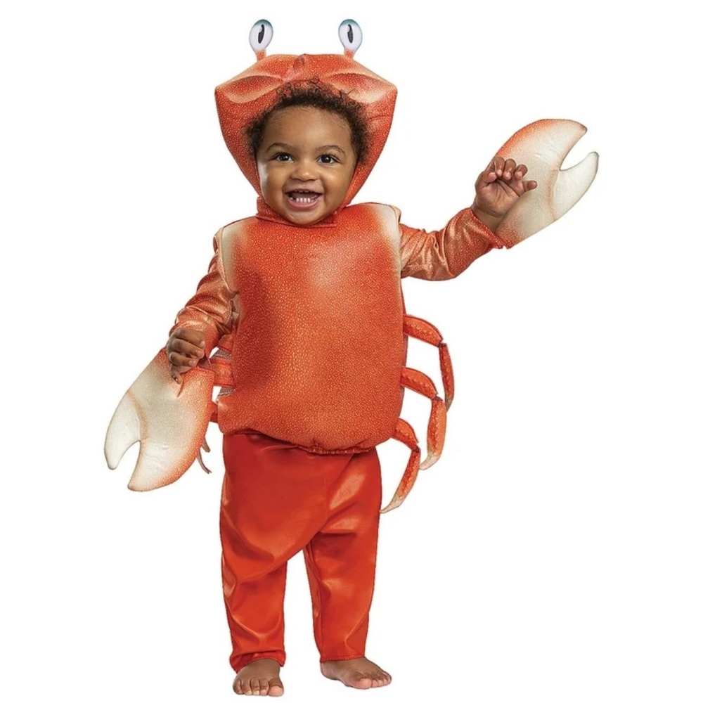 Baby Lobster 🦞 Sebastian Costume Disney Little Mermaid Size 12 Months
